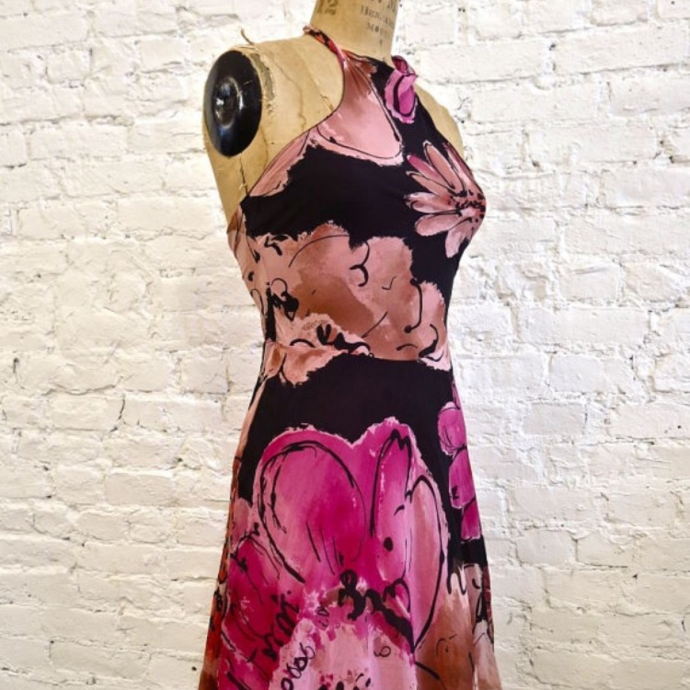Gianni Versace Couture Vintage Silk Dress