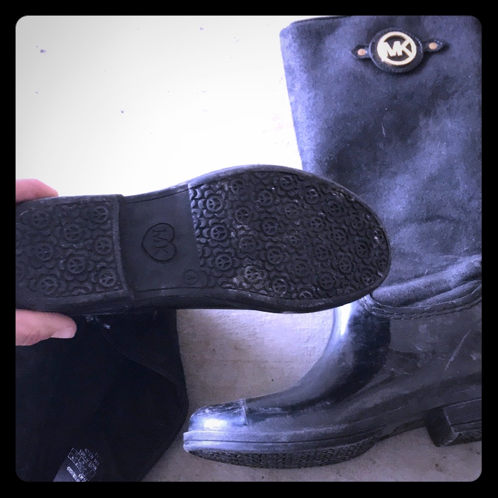 Michael Kors kids rain boots-worn for adult woman