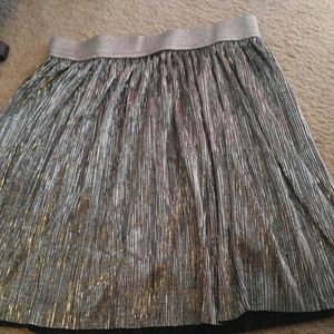 H&M silver skirt