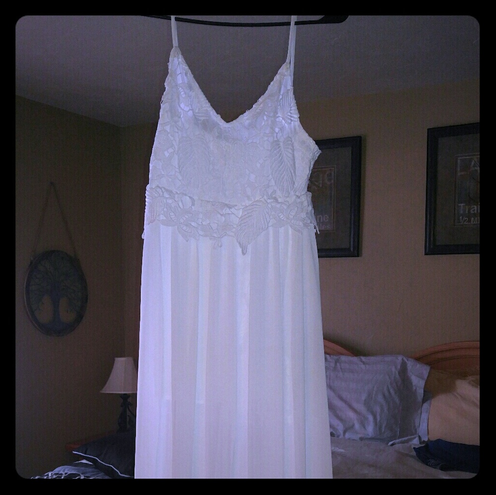 White summer dress
