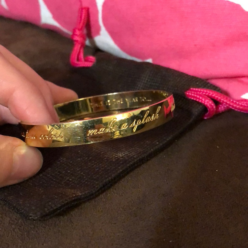 Kate Spade idiom bracelet