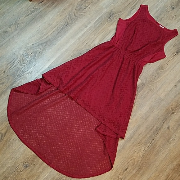 Alya Dresses & Skirts - NWT Alya High Low Dress Knit Overlay