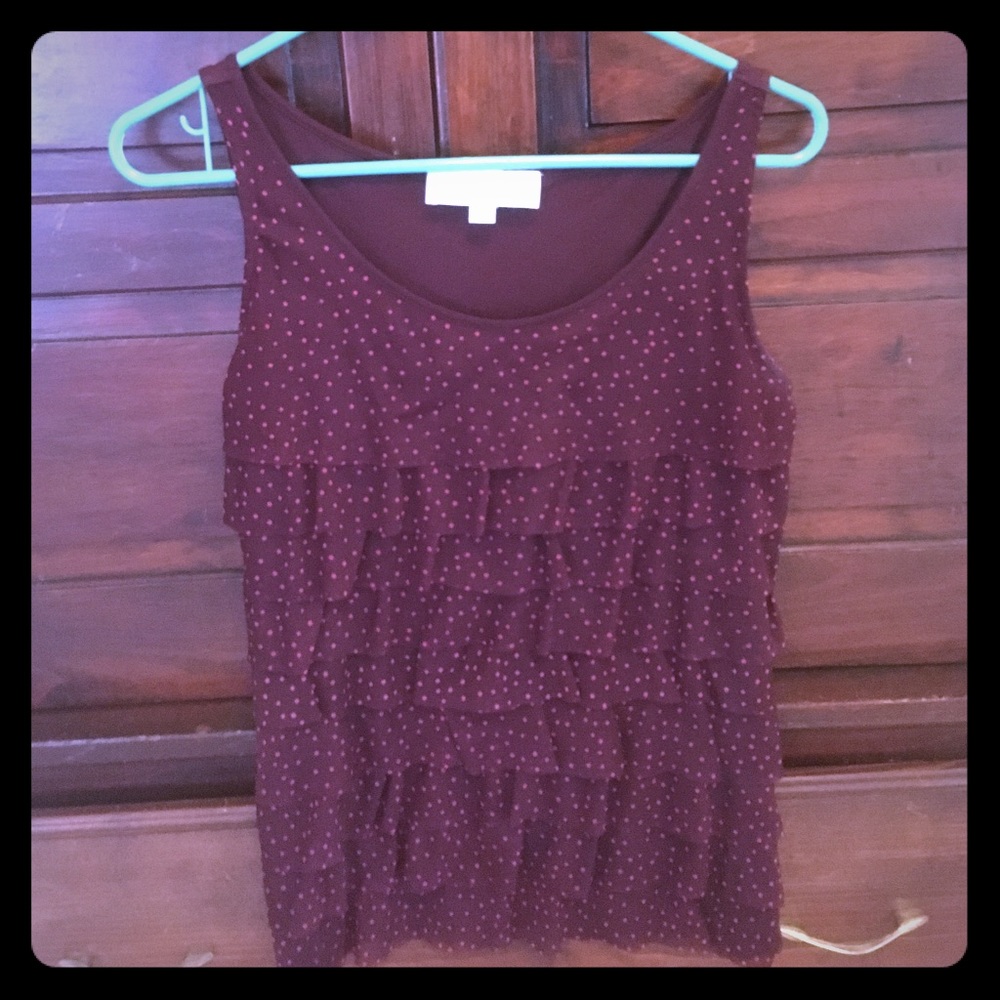 Loft Ruffle Tank