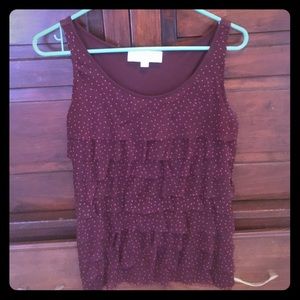 Loft Ruffle Tank