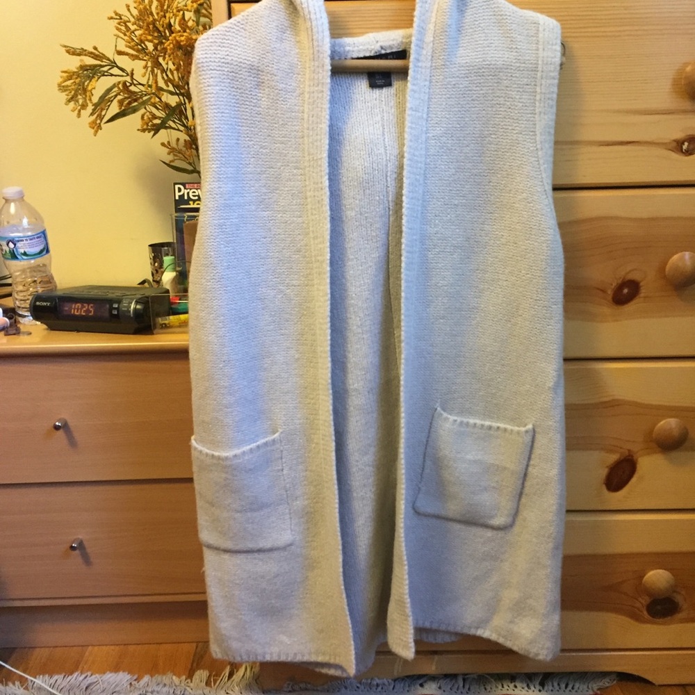 Elie Tahari hooded vest
