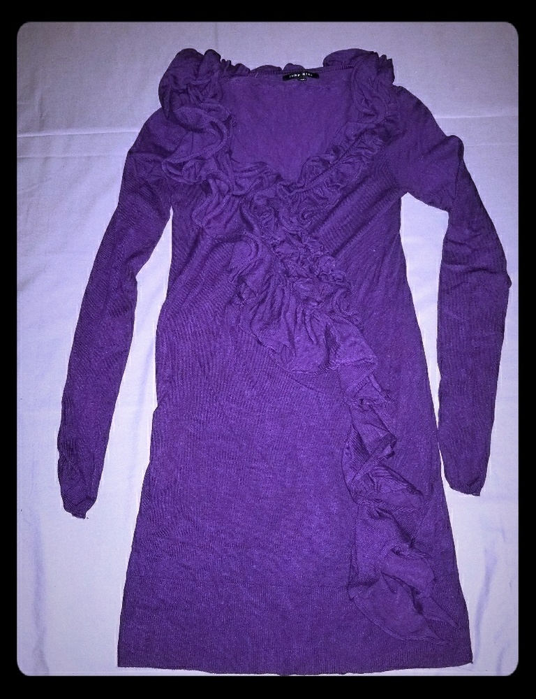 Purple sweater dress [SZ-Small]