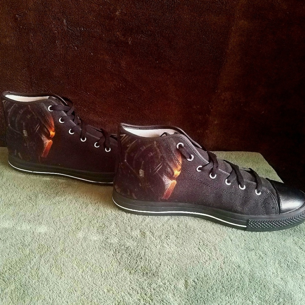 Men's High Top Shoes - Picture 3 of 4