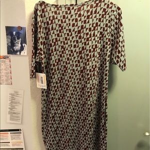Lularoe grey and maroon XL Julia