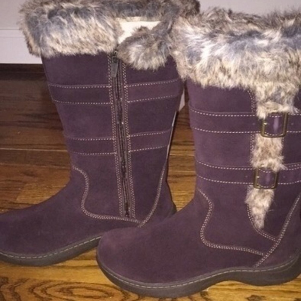 Fur winter boots