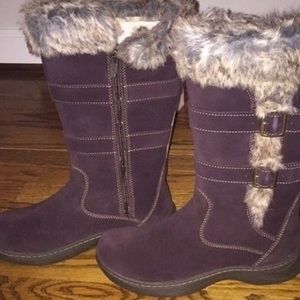 Fur winter boots