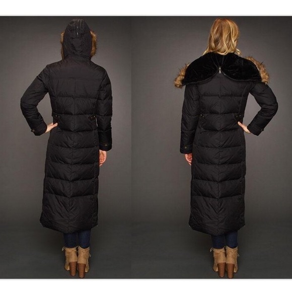 tommy hilfiger maxi down coat