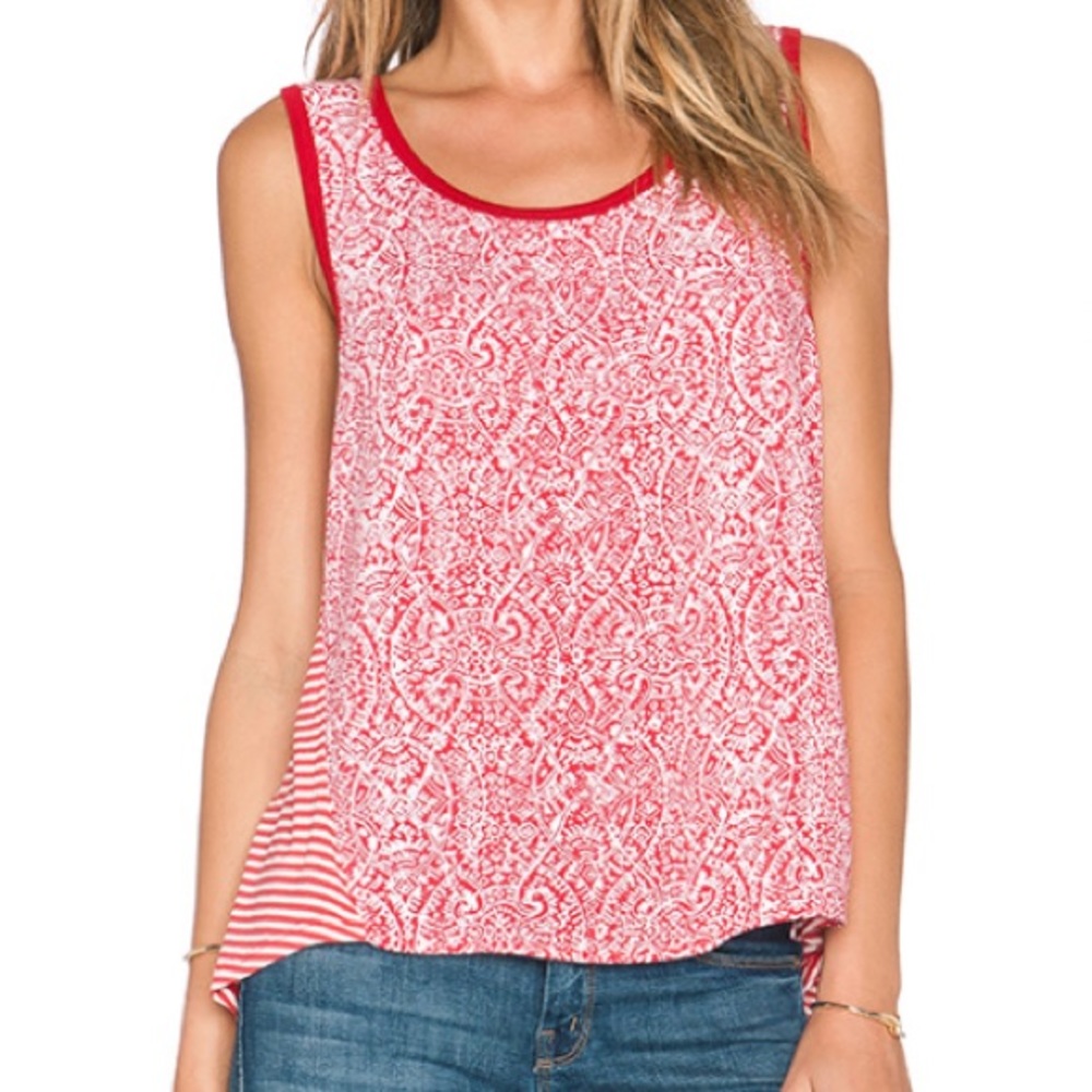 Splendid Paisley Print Tank