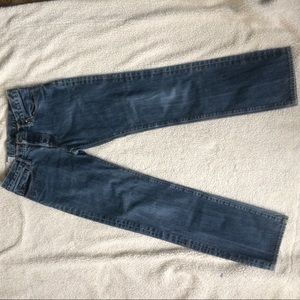 Abercrombie dark denim/charcoal black jeans
