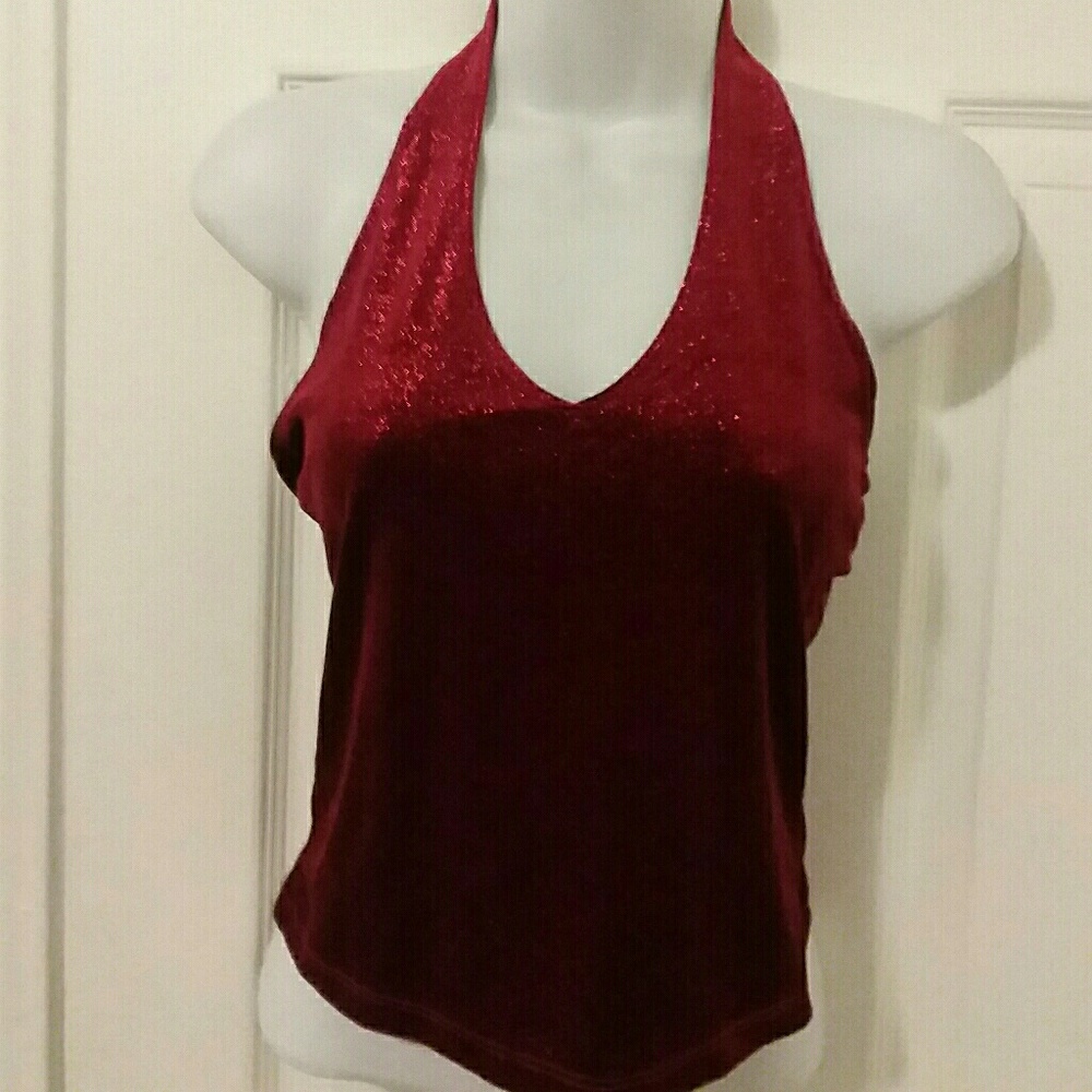 Red Halter Top