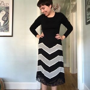 Anthropologie Odille midi skirt