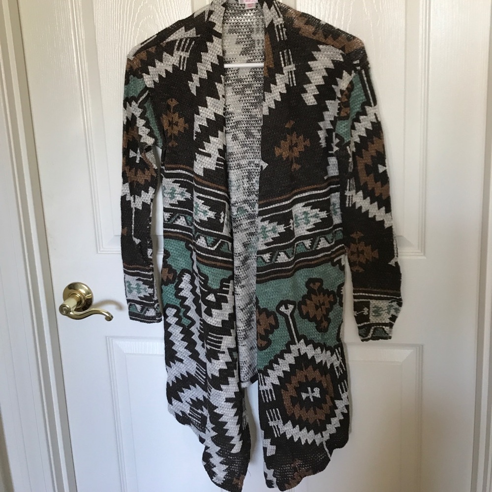 Aztec Pattern Designed Sweater