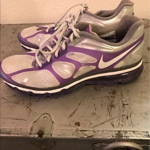 Nike purple air max tennis shoes