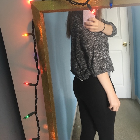 H&M Grey and White Speckled Cardigan - Picture 2 of 3