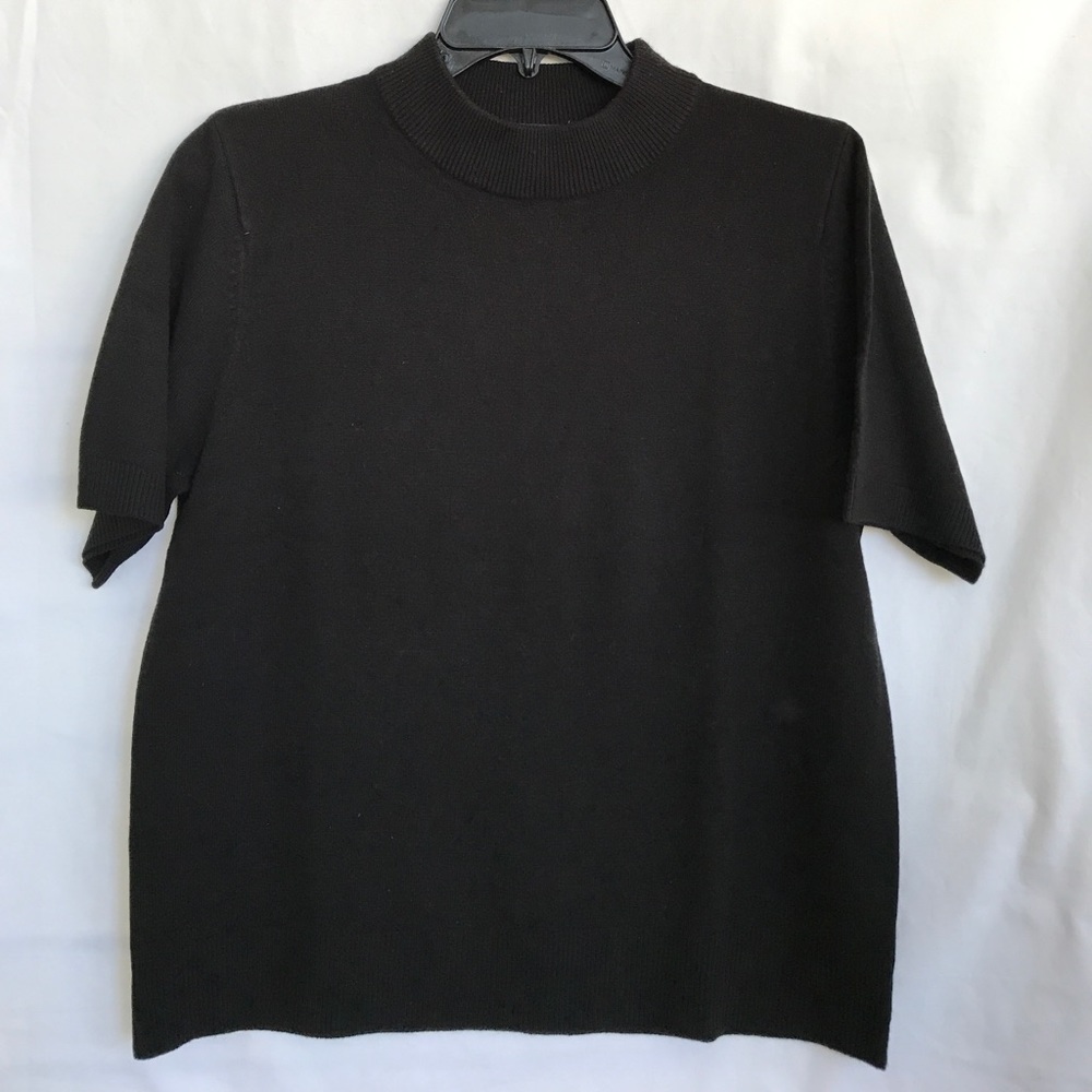 Mock turtle neck sweater