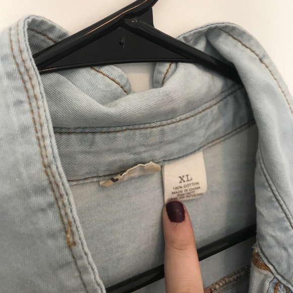 Worn hombre Jean jacket - Picture 2 of 4