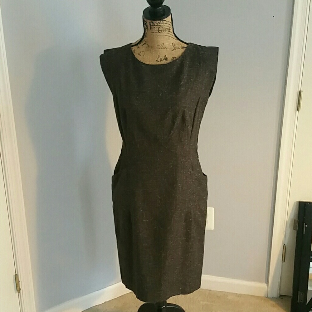 Chocolate Tweed Dress-NWT