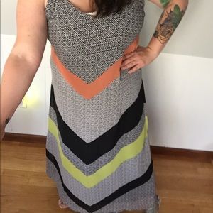 Is it Spring yet? Sale! 🌷 Chevron maxi dress