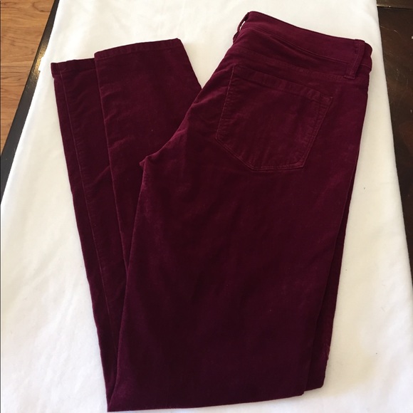 Ann Taylor Pants - Ann Taylor Loft Super Skinny 27/4 Cords Burgandy