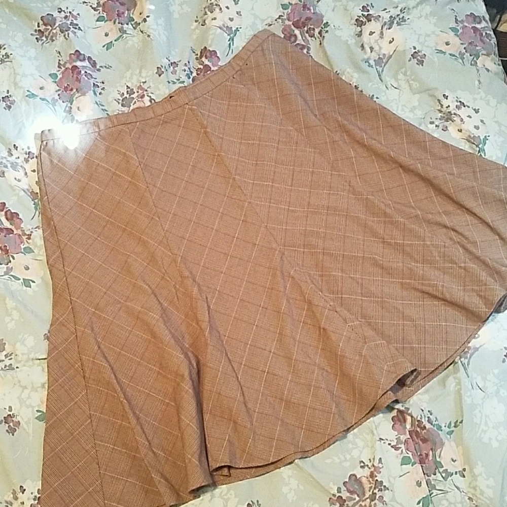 Lane Bryant A-line plaid skirt- size 20