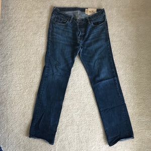 Men’s Hollister denim, low rise slim straight