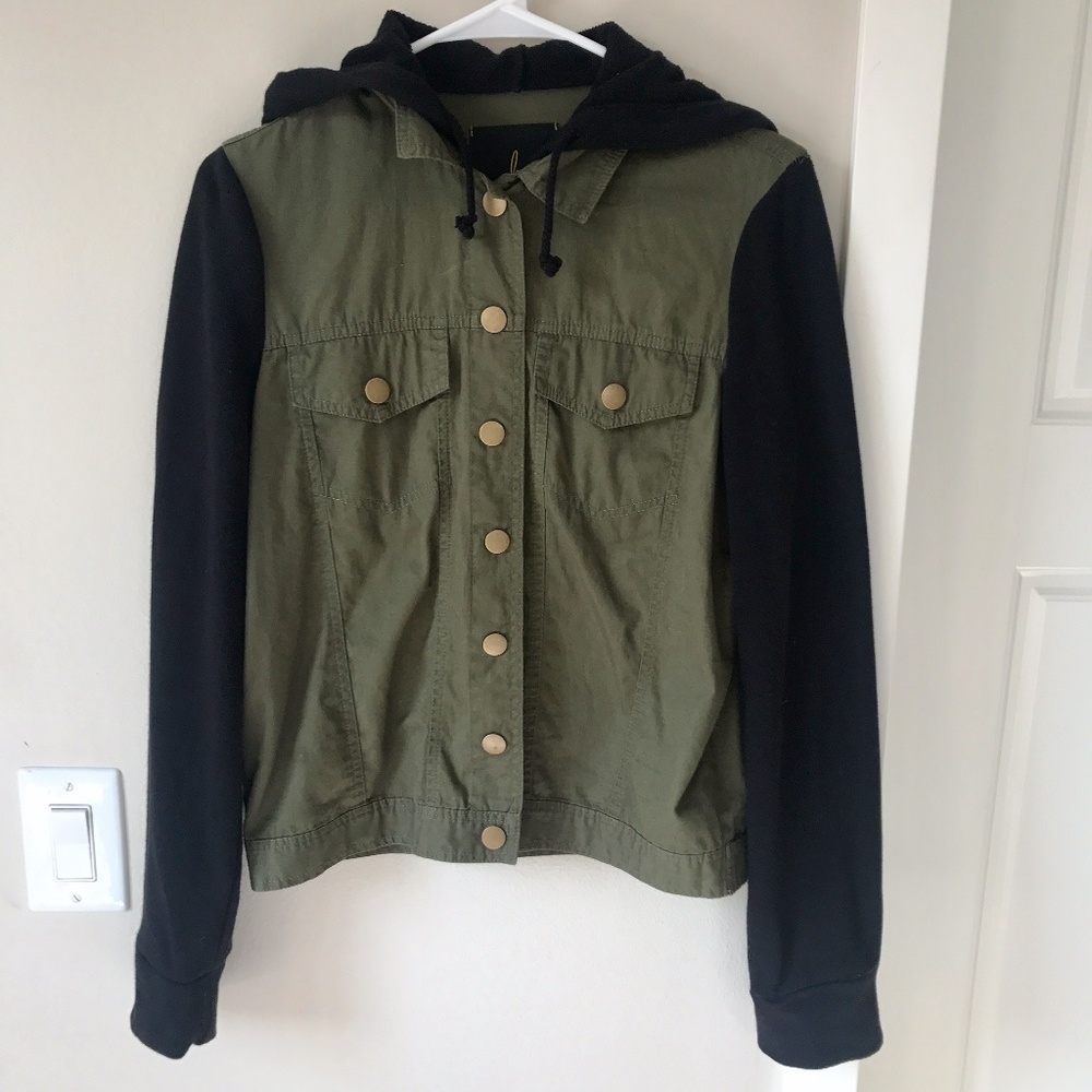 🛑SOLD OTHER PLATFORM🛑Mixed Media Jacket