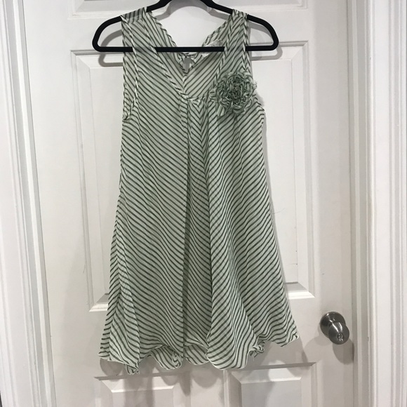 Loose-fitting sleeveless dress - Picture 1 of 2