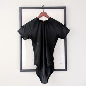 J.Crew Open-Back Short-Sleeve Swimsuit