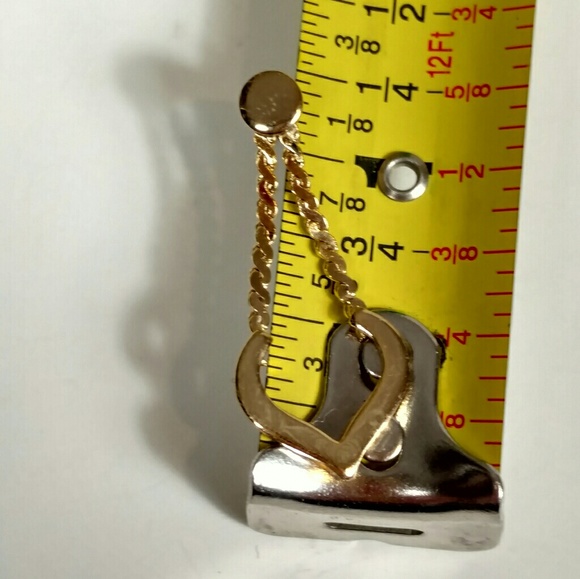 Vintage gold tone drop earrings classy - Picture 4 of 6