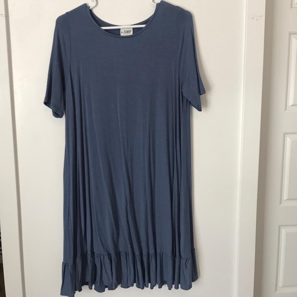 Blue swing dress