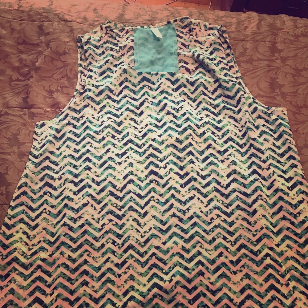 Loose dressy wide tank top