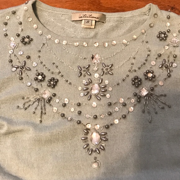 Intuitions embellished sweater S - Picture 5 of 6