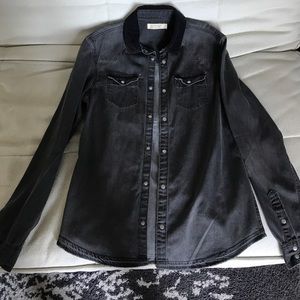 New (without tags) ALLSAINTS Genki Denim Shirt