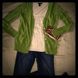 White House Black Market white tank top