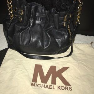 Michael Kors shoulder or hand bag in black.