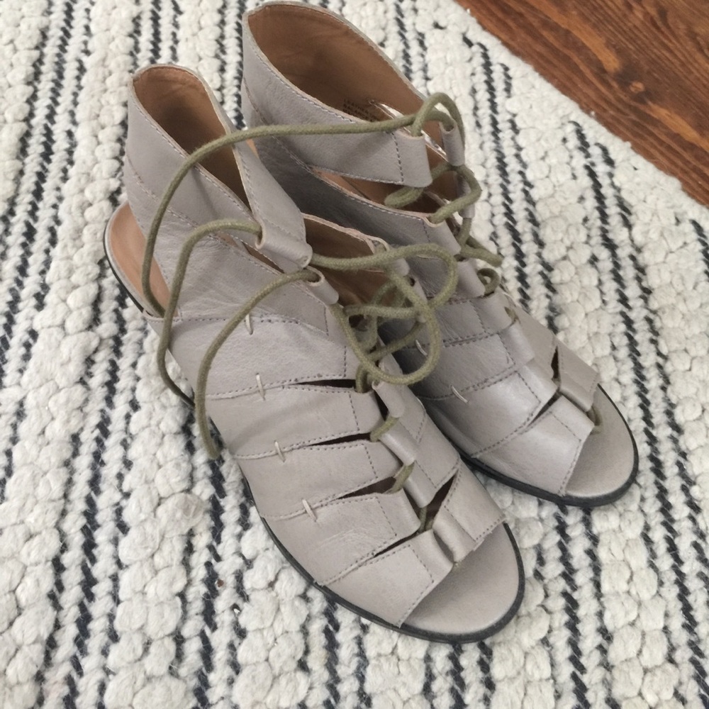 Kelsi dagger lace up heels