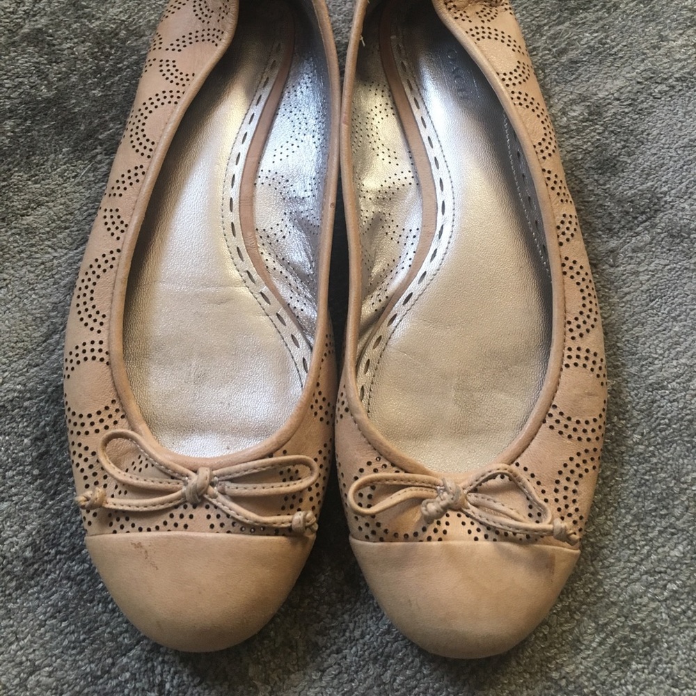 Coach ballet flats
