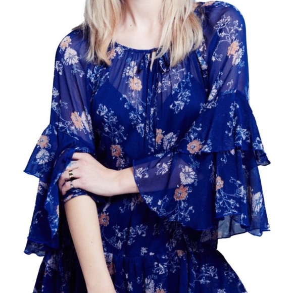 Free People Sunsetter Printed Dress NWT - Picture 3 of 6