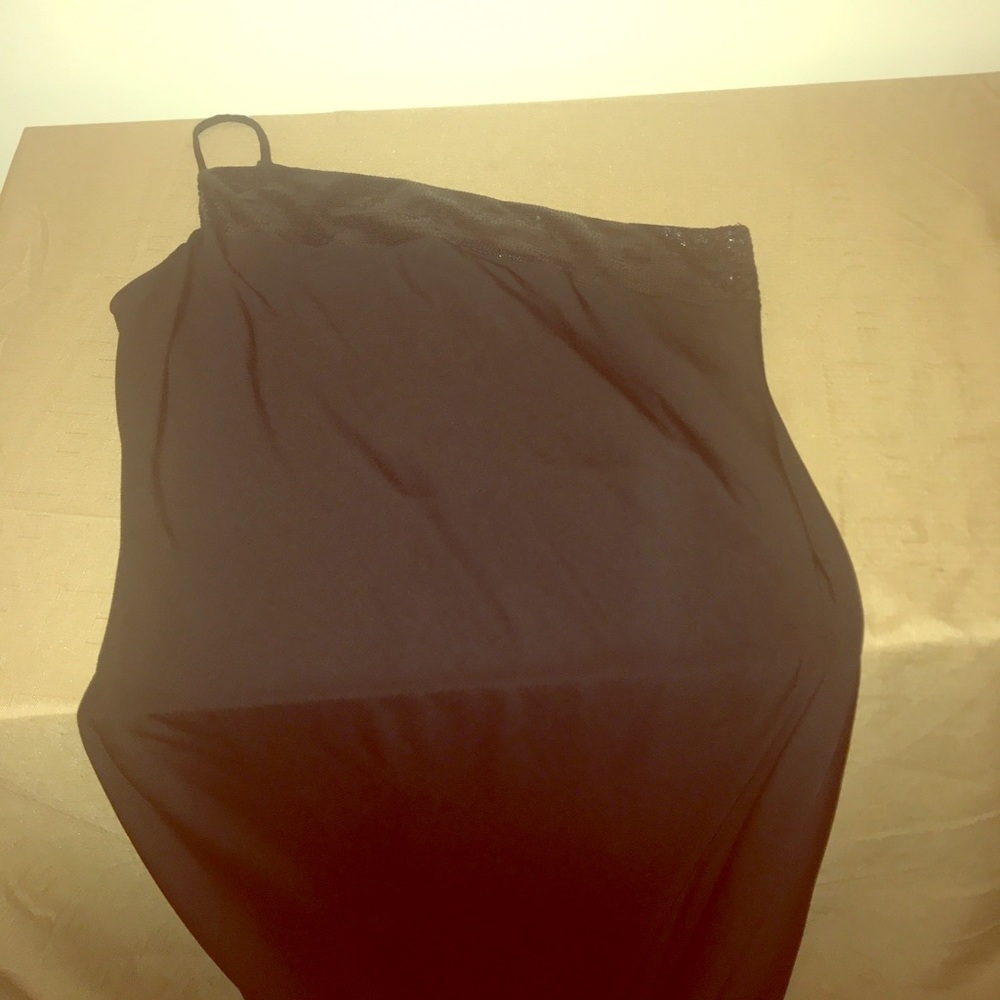 One shoulder Calvin Klein evening gown