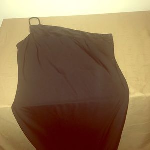 One shoulder Calvin Klein evening gown