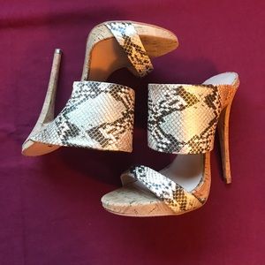 Bebe high heels sandals size 5