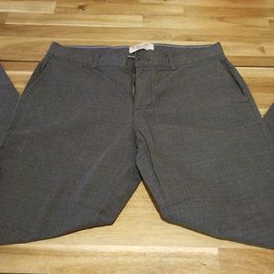 Plaid slim Penguin pants