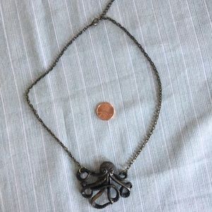 Modcloth Bronze Octopus Necklace