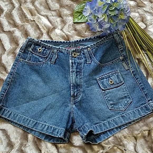 Silver Jeans Pants - 90's Vintage High Waisted Mom Jeans Shorts 29