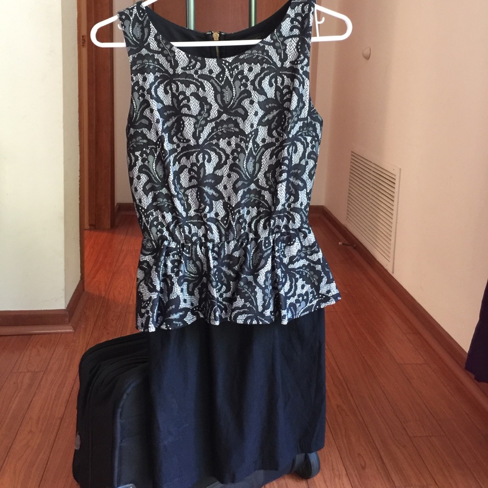 Black cocktail lace Dress