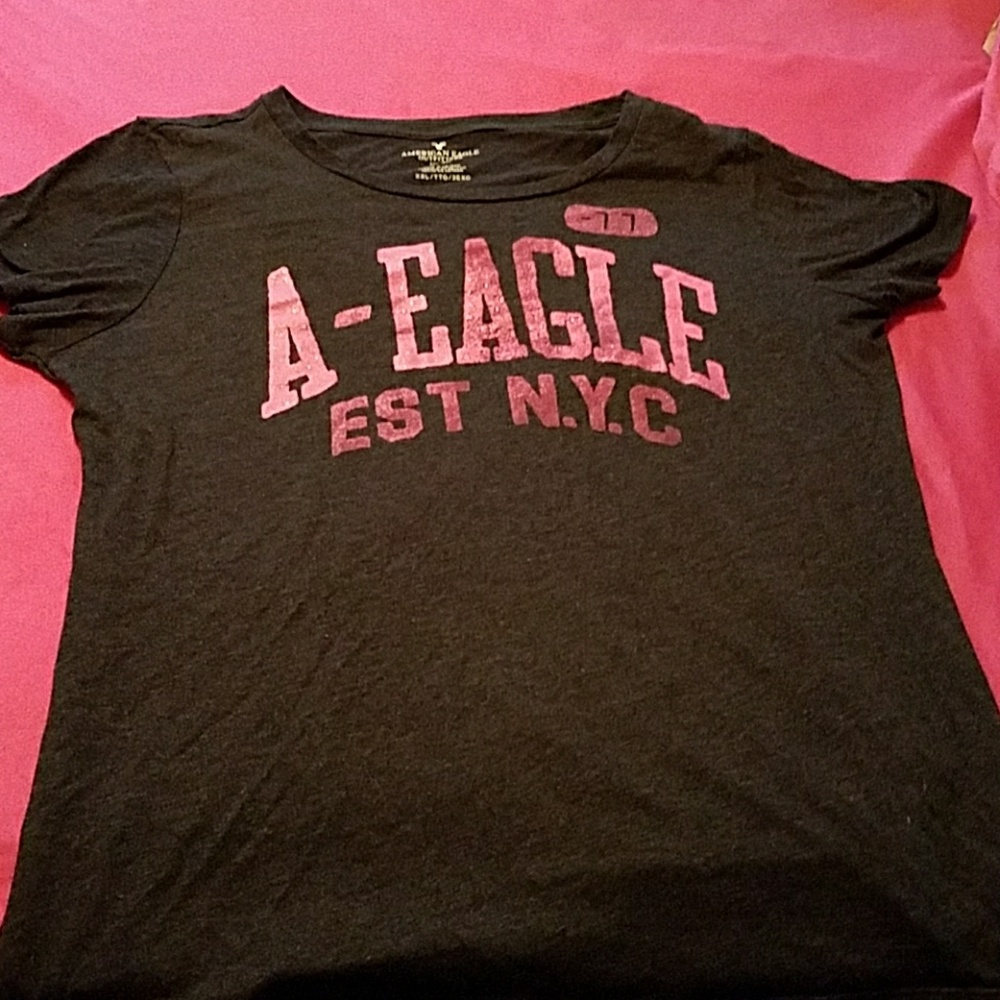 American eagle charcoal gray tshirt xxl